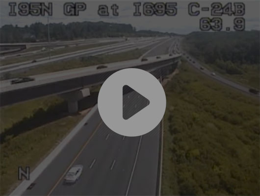 Traffic Cam Jackson: I-55 North at the Stack Player